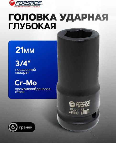 Изображение товара Головка слесарная Forsage F-46510022(6946)