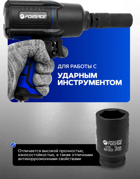 Изображение товара Головка слесарная Forsage F-46510034(6958)