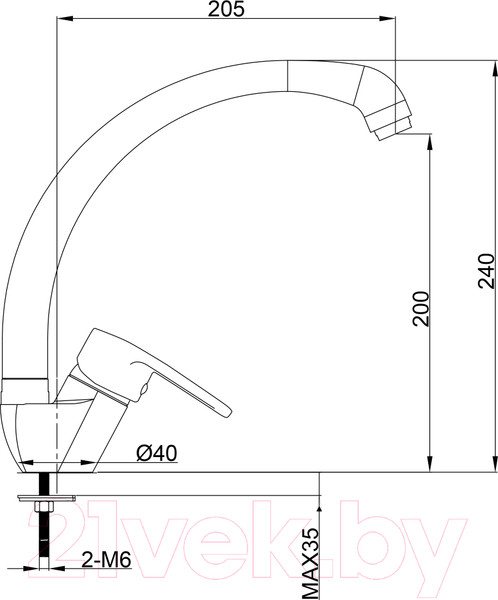 Изображение товара Смеситель Juguni Pegas 0402.605