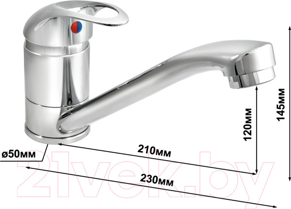 Изображение товара Смеситель Juguni Phoenix 0402.610