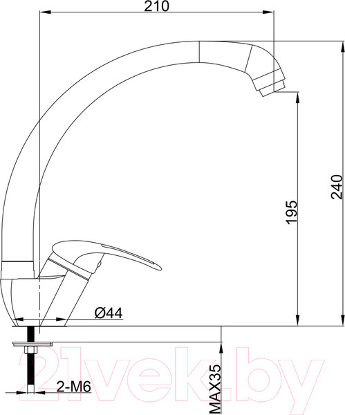 Изображение товара Смеситель Juguni Phoenix 0402.612