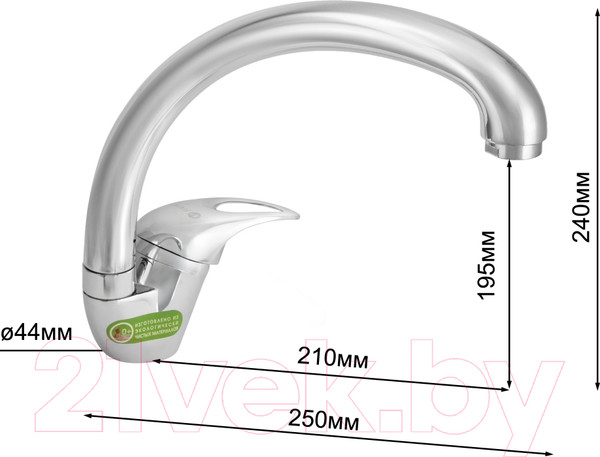 Изображение товара Смеситель Juguni Phoenix 0402.612