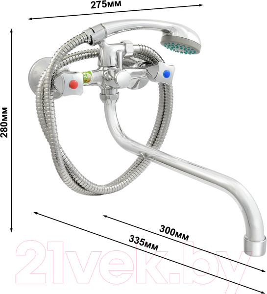Изображение товара Смеситель Juguni Lyra 0402.642