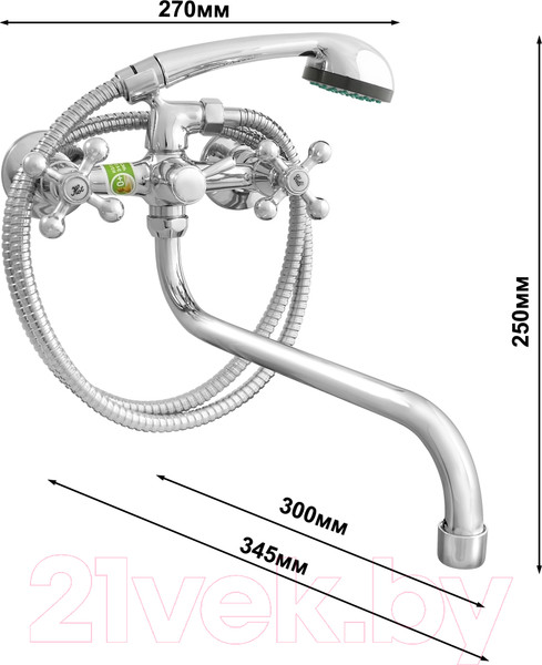 Изображение товара Смеситель Juguni Aquarius 0402.656