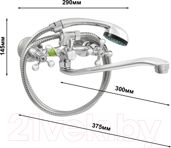 Изображение товара Смеситель Juguni Aquarius 0402.656A
