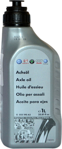 Изображение товара Трансмиссионное масло Volkswagen Axle Oil G055190A2 (1л)