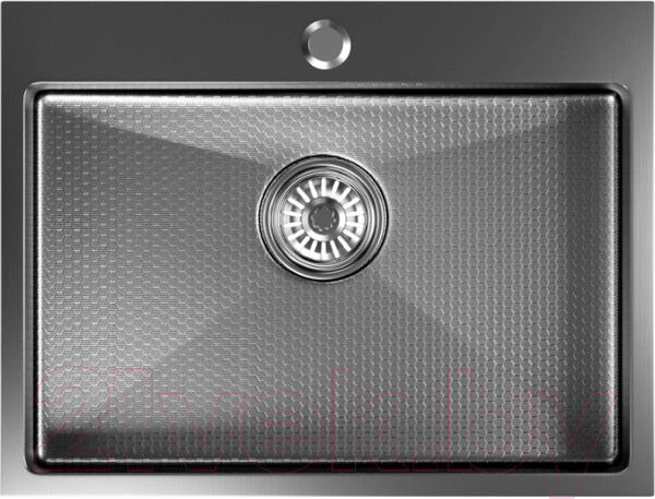 Изображение товара Мойка кухонная Mixline Pro 552933 (черный графит, с сифоном)