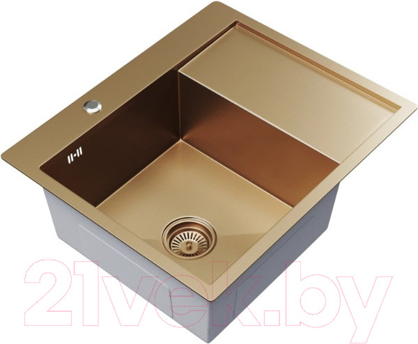 Изображение товара Мойка кухонная Mixline Pro 552925 (бронза, с сифоном)