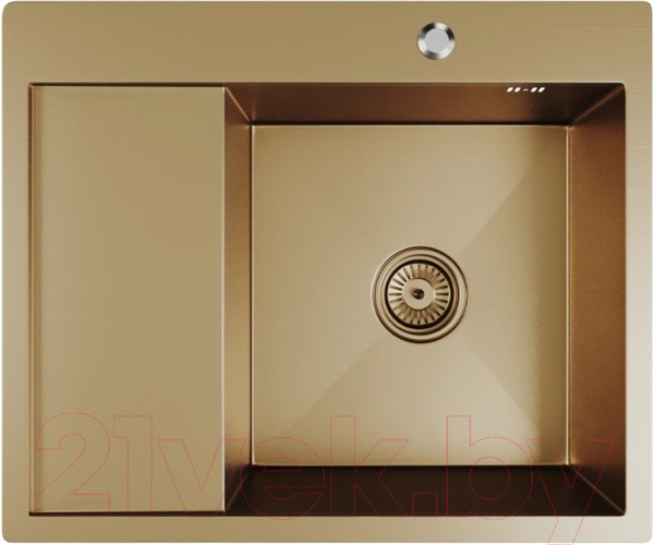 Изображение товара Мойка кухонная Mixline Pro 552928 (бронза, с сифоном)