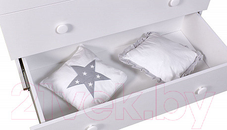 Изображение товара Комод Polini Kids Ameli 3000 / 0002760.165 (белый/дуб крафт)