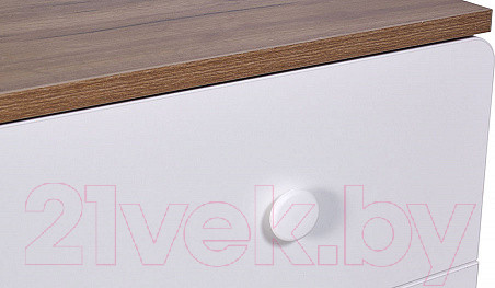 Изображение товара Комод Polini Kids Ameli 3000 / 0002760.165 (белый/дуб крафт)