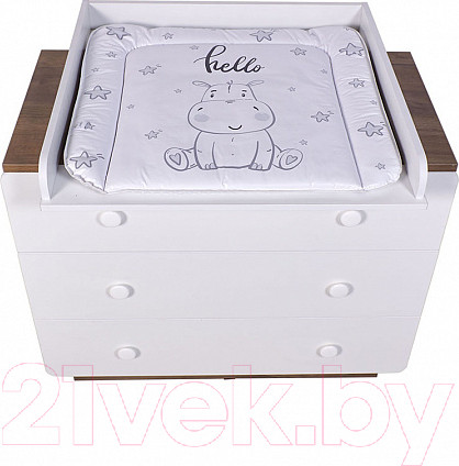 Изображение товара Комод Polini Kids Ameli 3000 / 0002760.165 (белый/дуб крафт)