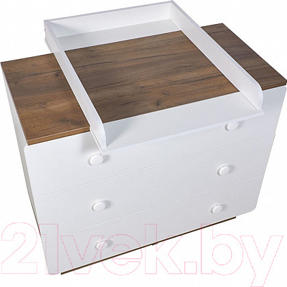 Изображение товара Комод Polini Kids Ameli 3000 / 0002760.165 (белый/дуб крафт)