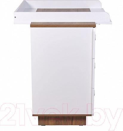 Изображение товара Комод Polini Kids Ameli 3000 / 0002760.165 (белый/дуб крафт)