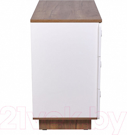 Изображение товара Комод Polini Kids Ameli 3000 / 0002760.165 (белый/дуб крафт)