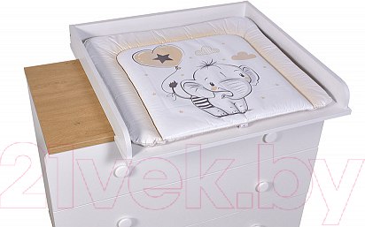 Изображение товара Комод Polini Kids Ameli 3000 / 0002760.31 (белый/натуральный)
