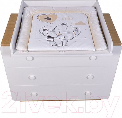 Изображение товара Комод Polini Kids Ameli 3000 / 0002760.31 (белый/натуральный)
