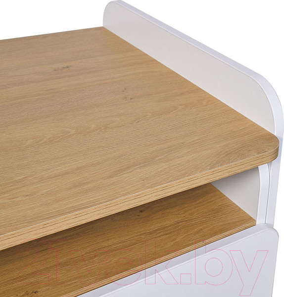 Изображение товара Комод пеленальный Polini Kids Ameli 3010 / 0002761.31 (белый/натуральный)