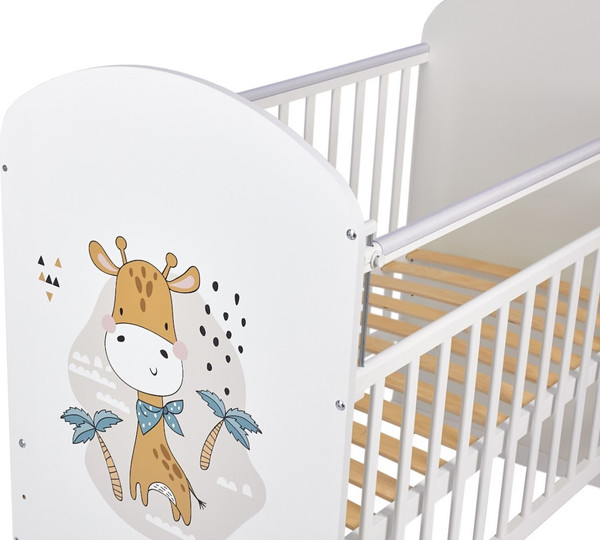 Изображение товара Детская кроватка Фея 701 Жирафик / 0002549.9.16 (белый)