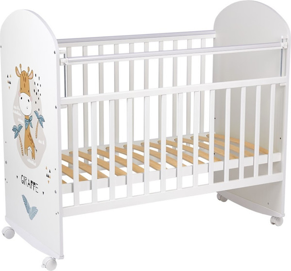 Изображение товара Детская кроватка Фея 701 Жирафик / 0002549.9.16 (белый)