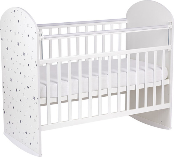 Изображение товара Детская кроватка Фея 701 Звездное сияние / 0002549.9.18 (белый)