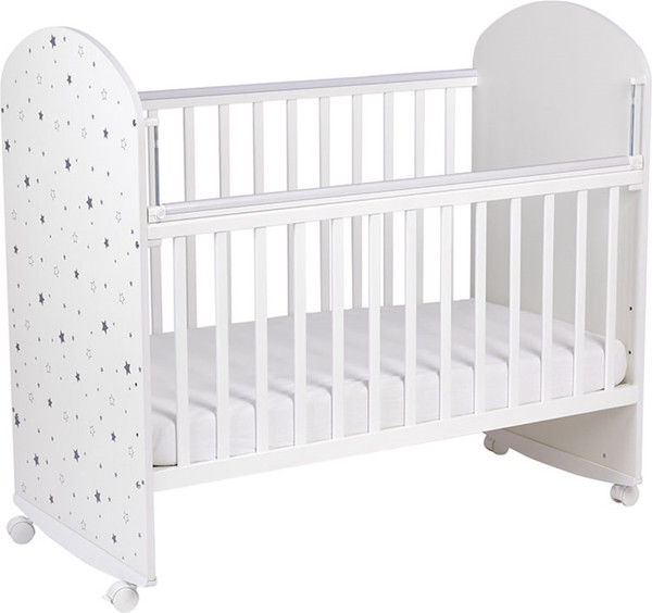 Изображение товара Детская кроватка Фея 701 Звездное сияние / 0002549.9.18 (белый)