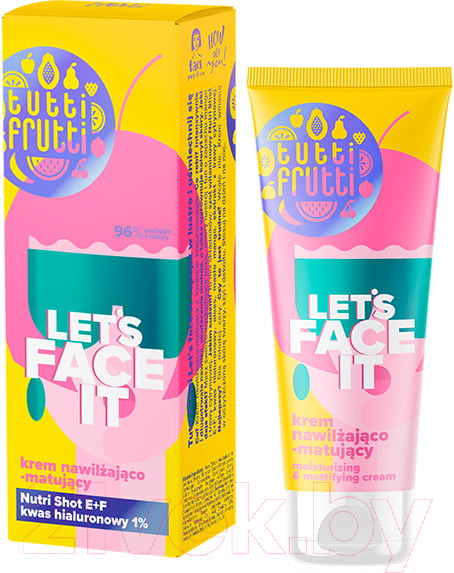 Изображение товара Крем для лица Farmona Tutti Frutti Let's Face It Увлажняющий и матирующий (50мл)