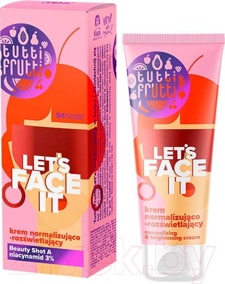 Изображение товара Крем для лица Farmona Tutti Frutti Let's Face It Нормализующий и выравнивающий тон (50мл)