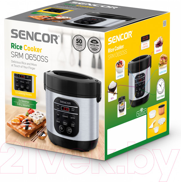 Изображение товара Рисоварка Sencor SRM 0650SS