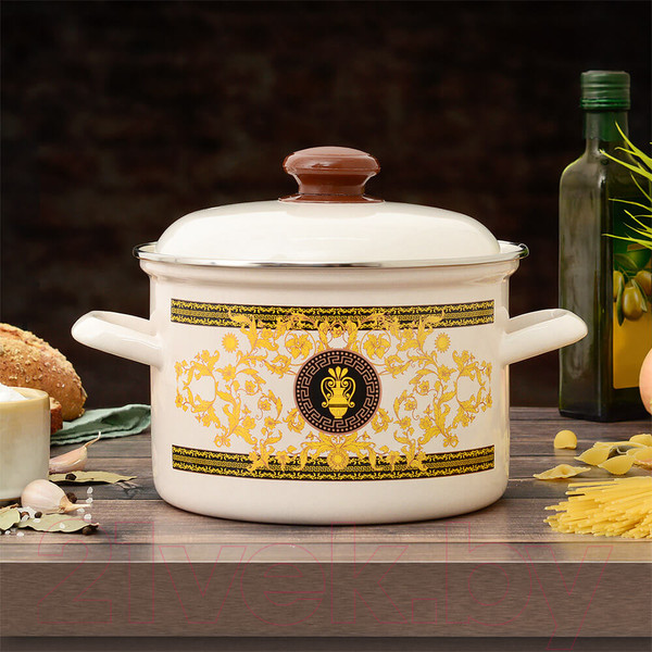 Изображение товара Кастрюля ЭСТЕТ Греческий узор / ЭТ-72521