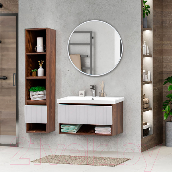 Изображение товара Тумба под умывальник Акваль Нова / НОВА.80.80.00.N