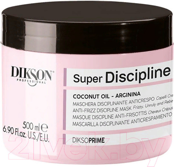 Изображение товара Маска для волос Dikson Anti-Frizz Discipline Для пушистых волос с кокосовым маслом (500мл)