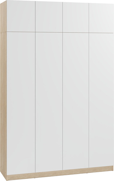Изображение товара Шкаф Soma Lord Lite 4-х створчатый 160x240 (дуб сонома/белый)