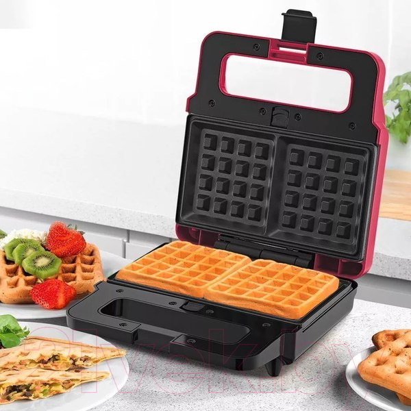 Изображение товара Вафельница Kitfort KT-3610-1 (малиновый)