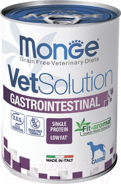 Изображение товара Влажный корм для собак Monge Vet Solution Gastrointestinal (400г)
