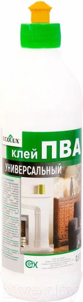 Изображение товара Клей Ecolux ПВА универсальный (250мл)