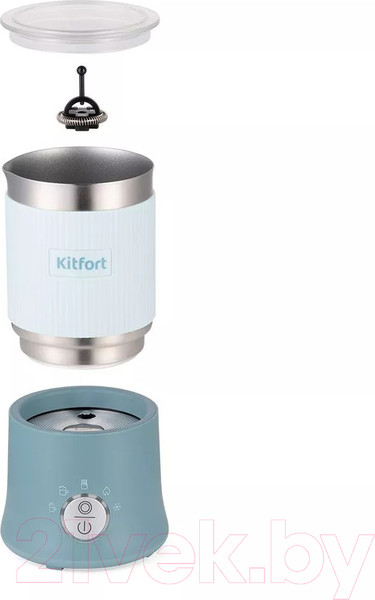 Изображение товара Вспениватель молока Kitfort KT-7158-2 (голубой)