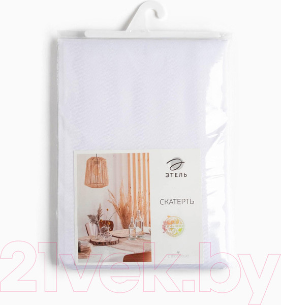 Изображение товара Скатерть Этель Cozy / 6974132 (150x110, белый)