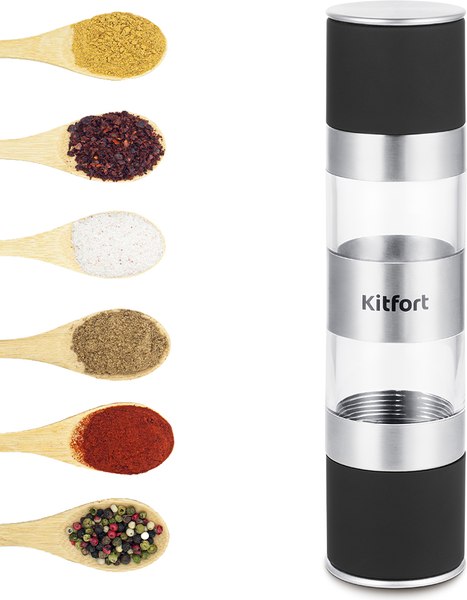 Изображение товара Мельница для специй Kitfort KT-6008-1 (черный)