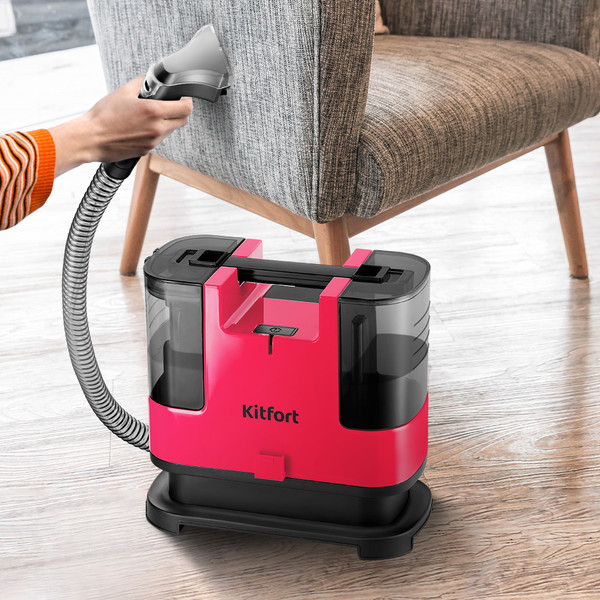 Изображение товара Пылесос Kitfort KT-5162-1 (черный/малиновый)