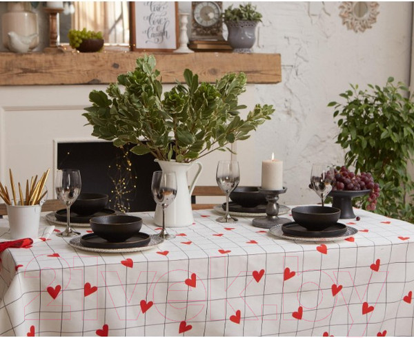 Изображение товара Скатерть Этель Love Is / 5376669 (149x180)