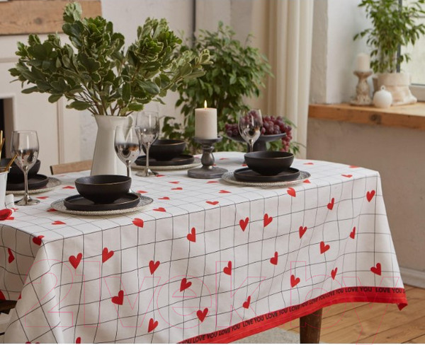 Изображение товара Скатерть Этель Love Is / 5376669 (149x180)