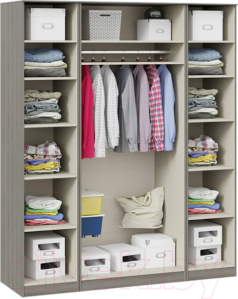 Изображение товара Шкаф ТриЯ Либерти комбинированный / СМ-297.07.441 (хадсон)