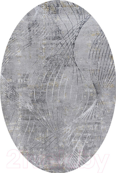 Изображение товара Коврик Safyun Liparis LP309-GREY-OVAL (0.8x1.5)