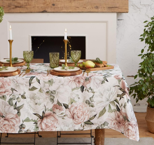 Изображение товара Скатерть Этель Пионы / 5376619 (149x180)