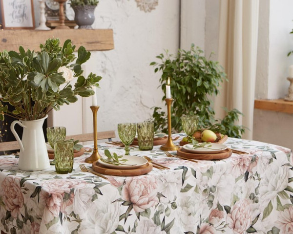 Изображение товара Скатерть Этель Пионы / 5376619 (149x180)