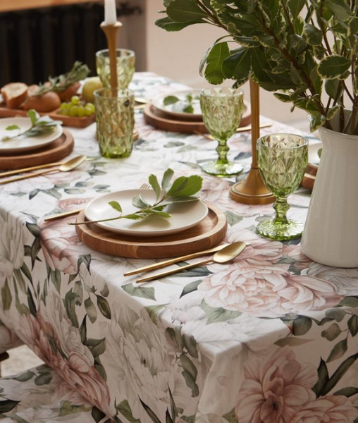 Изображение товара Скатерть Этель Пионы / 5376619 (149x180)