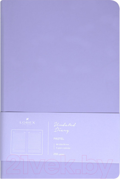 Изображение товара Ежедневник Lorex Pastel / LXDRB6-PS (128л, лаванда)