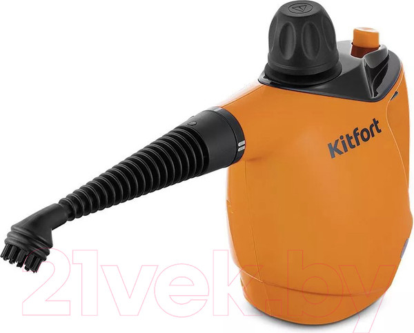 Изображение товара Пароочиститель Kitfort KT-9140-2 (черный/оранжевый)