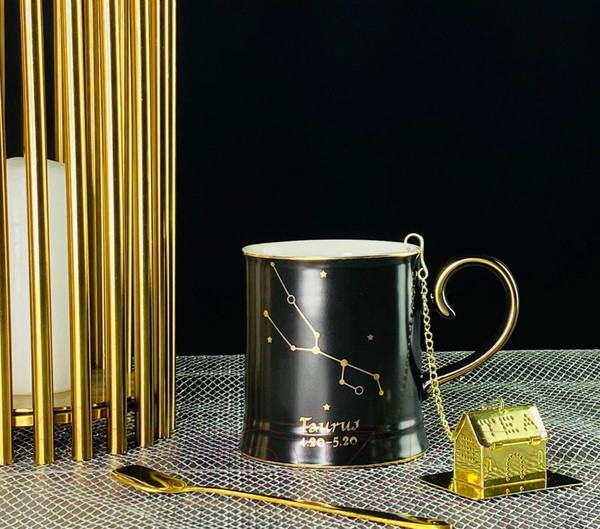 Изображение товара Кружка Lenardi Телец 106-291 (с фильтром и ложкой)